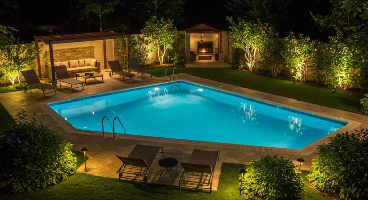 Piscine traditionnelle Aveyron